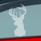 Hellweg Druckerei Hirsch Geweih Jäger Wild Tier Rudi Auto Aufkleber Sticker Heckscheibenaufkleber