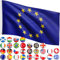 FLAGMASTER Flagge, 30 verschiedene Fahnen zur Wahl, Größe 120 cm x 80 cm, Europa