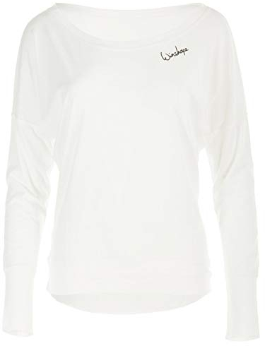 Winshape Damen Ultra Leichtes Modal-Longsleeve MCS002, Vanilla-Weiss, XL