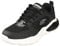 Skechers Herren 232560 BKW Sneaker, Schwarzes Leder-Mesh-Duraleather, weißer Besatz, 42.5 EU