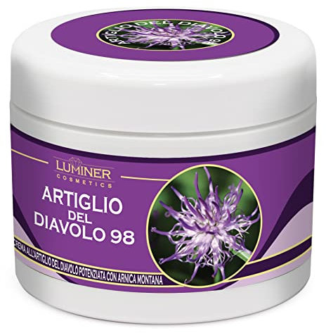 Luminer Pommade Extra Forte Griffe du Diable 500 ml, Crème Griffe du Diable et Arnica pour massages articulaires et musculaires, Formule naturelle concentrée à action rapide fabriquée en Italie