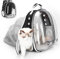 YUDOXN Haustier Hunde Katzen Rucksack Raumkapsel. Tragbar Transportrucksack Transporttasche für Haustiere. (BLACK, Hintere Verlängerung)
