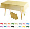 3 Stück Tischdecke Rechteckig Gold Party Tischdecke,137 * 274cm Tischdecke Papierrolle Einweg Tischdecke aus Kunststoff,wasserdichte Ölbeständig Tischdecken für Party,Picknick,Geburtstags,Hochzeiten