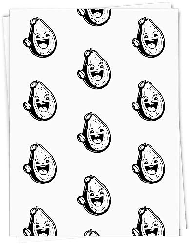 5 x A1 'süße Avocado' Geschenkverpackung/Papierrolle (GI00074114)