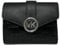 Michael Kors Carmen Medium Flap Wallet Black2 Carmen