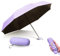 Shunshi Folding Travel Umbrella, 6 Ribs Sun Anti-UV Windproof Rain Umbrella, Fast Dry, Portable Pocket Lightweight Small Compact with Capsule Case for Men, Women & Teens (Purple)