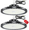VRTOGTHE LED UFO Industriebeleuchtung - 2 Stück 200W 20000LM LED Hallenstrahler, IP65 Wasserdicht und 50CM Länge, 7000K Hallenbeleuchtung LED für Baustelle, Lager, Fabrik und Außenbeleuchtung