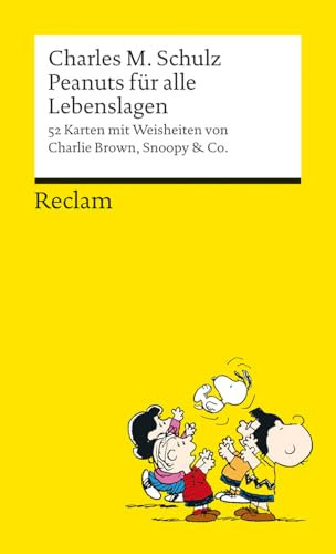 Peanuts für alle Lebenslagen. 52 Karten mit Weisheiten von Charlie Brown, Snoopy & Co.: Handliche Kartenbox mit 52 Karten | Die besten Lebensweisheiten der Peanuts