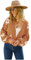 HEYPORK Damen Herbst Winter Warm Bequem Pullover Casual Mode Strickjacke Strickpullover Frauen Strickjacke StraßE Hipster Kurz Gestrickt Blumen Pullover(A Braun, M)