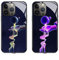 LED Intelligent Sound Control Light-Up Phone Case for iPhone 14 13 12 Pro Max, Tempered Glass Back Soft Slim TPU Bumper Shockproof Colorful Light Up Phone Case,Call Music Flash. (G, for 15 Pro Max)