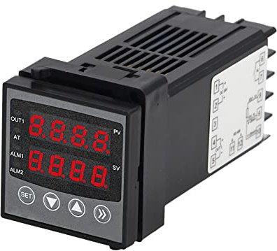Temperaturcontroller Intelligent PID Control Dual Display Thermostat DC 24 V für industrielle Automatisierung