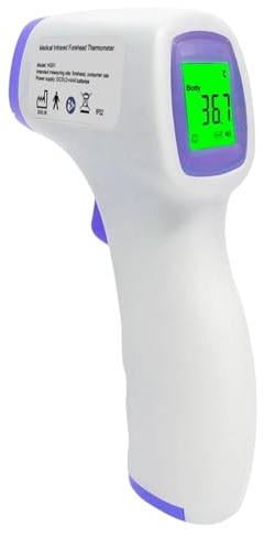 Forehead Thermometer,No Touch Forehead Thermometer with Fever Alarm,Digital Thermometer for Adults Kids with 32 Sets of Memory Data,for Family Healthcare Temperature Measurement