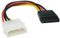 kenable™ - Cavo adattatore Molex LP4, 4 pin, di alimentazione a Y, a SATA, 15 pin