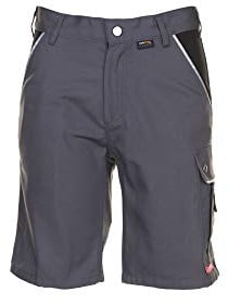 Planam 2173048 Canvas 320 Shorts, Grau/Schwarz, Größe M