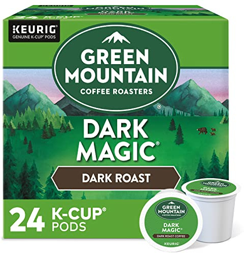 Green Mountain Coffee Dark Magic Keurig Single-Serve K-Cup Pods, Dark Roast Coffee, 24 Count