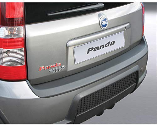 RGM Protection de seuil arrière (ABS) compatible avec Fiat Panda 100HP 3 portes 2006-2012 Noir