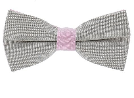 cravateSlim Noeud Papillon Pastel - Noeud Papillon Coton Mariage - Noeud Papillon Homme Bicolore (Taupe et Rose)