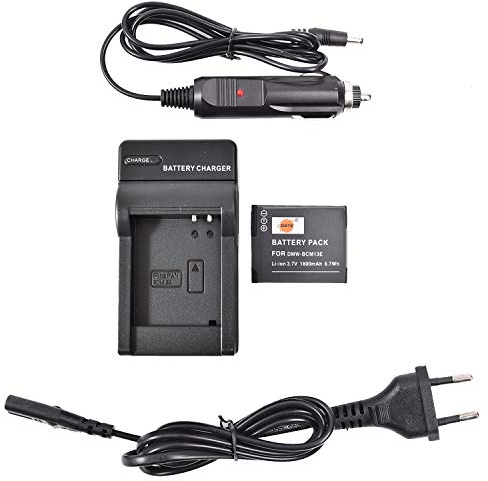DSTE Rechange Batterie et DC145E Voyage Chargeur pour Panasonic DMW-BCM13E DMW-BCM13PP Lumix TF5/DMC-TS5/DMC-TZ40/DMC-TZ41/DMC-ZS27 DMC-ZS30 DMC-ZS35 DMC-FH27 ZS45 ZS50 Caméra