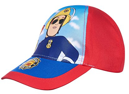 Feuerwehrmann Sam Jungen Cap - Rot - 52