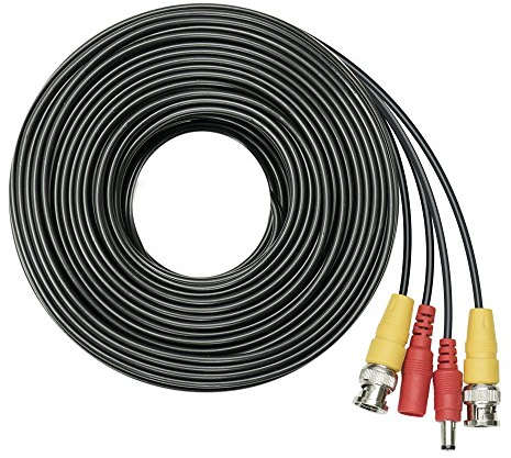 Netzteil und Videokabel PNI CCTV 20M für analoge AHD Überwachungskameras, 20 m