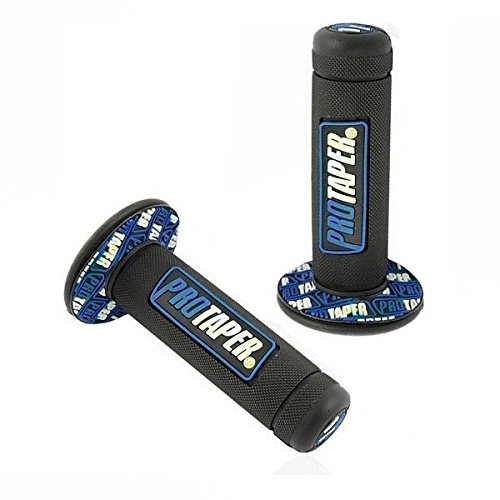 Moto Dirt Pit Bicicleta 7/8Inch Manillar Goma De Freno Mano Apretones-Azul