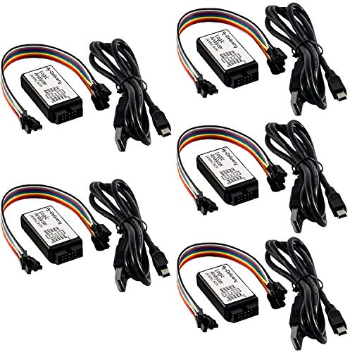 AZDelivery 5 x Logic Analyzer 8 CH, 24MHz mit USB-Kabel, kompatibel mit Arduino inklusive eBook!