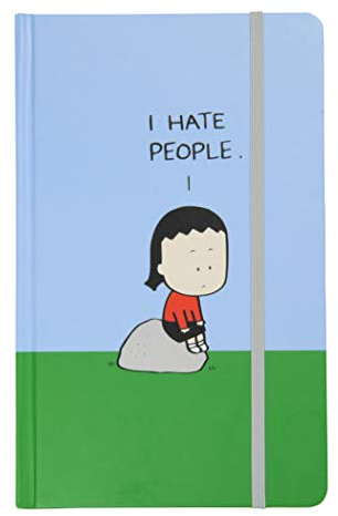 TagebuchI Hate People, blanko, liniert