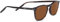 Serengeti Unisex DELIO Sonnenbrille, Shiny Dark Havana, 51/21/140