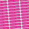 Namensaufkleber Erwachsene Altenheim, Pflegeheim & Krankenhaus - 36x7 mm - 150 Sticker personalisierte Namensetiketten für Eigentum, Bücher, Möbel, Hausschuhe, Brillenetui, Gehstock - pink