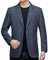 YOUTHUP Blazer Homme Carreaux Veste de Costume Carreaux Coupe Ajustée Business d'affaire, Bleu Marin, M