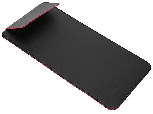 T opiky Keyboard Case for K380, Thin Portable Faux Leather Dustproof Waterproof Shockproof Carrying Bag - Compatible with K380 Keyboard Cover - Black & Red