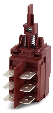 DL-pro Interruptor de botón encendido/apagado para AEG Electrolux 5028747300/8 5028747300 Rold Series SA 16 Interruptor de alimentación 1 compartimento para lavavajillas Favorit lavavajillas