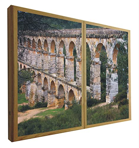 CCRETROILUMINADOS Finestra decorativa illuminata Pont del Diable Tarragona