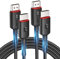 Silkland 4K HDMI Cable 3M 2 Pack - HDMI Leads Supporting 4K@60Hz, ARC, HDR, 3D, Ethernet for TV, Blu-Ray, PS4/5, Xbox, Projector, Soundbar, Sky, PC, Laptop