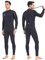Neoprenanzug Herren Neopren Thermo Schwimmanzug - 3MM UV Schutz Damen Tauchanzug Lange Ärmel Rückenreißverschluss Ultra Stretch Schwarz Wetsuit Outdoor Taucher Badeanzug für Schnorcheln Schwimmen XXXL
