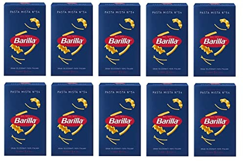 10x Pasta Barilla Pasta mista Nr. 54 italienisch Nudeln 500 g pack