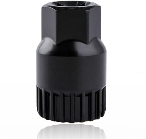 LEONTOOL Strumento per movimento centrale, strumento di rimozione del movimento centrale, chiave quadrata conica per movimento centrale standard a cartuccia a 20 denti e staffe inferiori scanalate