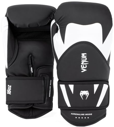 Venum Challenger 4.0 Gants de Boxe - Noir/Blanc - 12 Oz