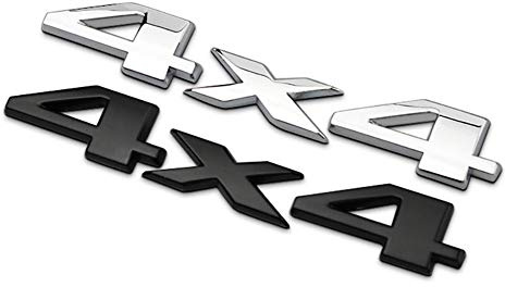 4x4 Auto-Auto-, Stilvoller 3D-Emblem-Abzeichen-Aufkleber, Motor-Auto-Aufkleber, Auto-Aufkleber, Chrom-Aufkleber, Ersatz (1Wie gezeigt)