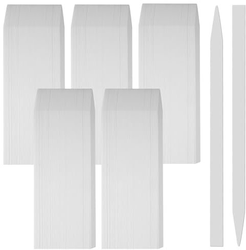 500 Piezas Tiras de Prueba de Perfume, 17cm X 0.9cm Tiras de Papel Probador, Escribible Papel de Prueba de Fragancia de Aromaterapia para Perfumes, Aceites Esenciales, Fragancias, etc. (Blanco)