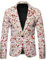 CXKOLD blazer uomo casual smoking gotico da uomo con paillettes giacca paillettes uomo giubbotto primaverile uomo jacket giacca riscaldata con cappuccio giubbotto invernale uomo elegante camicia