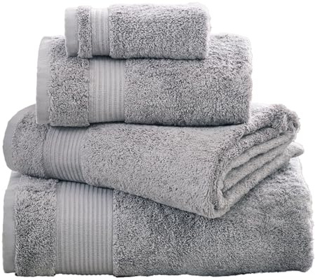 NEXT Homeware Gästehandtuch aus 100% ägyptischer Baumwolle Grau Taube Large