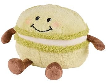 Warmies Macaroon Plush Toy, Large Size, Fully Microwave Safe and Weighted Cuddly Toy for Anxiety, Cool in The Freezer or Heat in The Microwave, Soft Heat Cushion