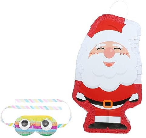 JOINPAYA 1 Satz Weihnachtspinata Für Weihnachten Weihnachtslichter Girlande Pinata-requisite Neon-accessoires Bogen Neon-partyzubehör Halloween-glühbrille Karneval Fliege Papier