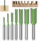 7 Teiliges Set Fräser für Oberfräse, Legierung Nutfräser 6mm Schaft, Schaft Nutfräser Holz Oberfräse, Fräser für Oberfräse, Mehrere Größen Fräser set, für Holz Fräser Schneiden Nutfräsen