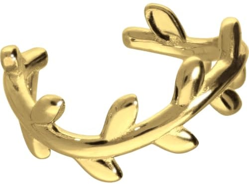PIERCINGLINE Chirurgenstahl Fake Ohrring RANKE - Roségoldfarben, Schwarz, Goldfarben, Silberfarben