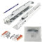 Blum Tandem Vollauszug Set, Schubladenauszug 400mm Blumotion mit praktischer Blum Kupplung, Schubladenführung Tragkraft 30kg - 1 Paar Schubladenschienen mit Kupplung