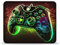 Tappetino per mouse Game Green Neon Gaming, per sensori di gioco, basso attrito superficiale, antiscivolo, per Mac e PC Gaming, 25 x 30 cm