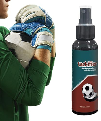 Torwarthandschuhe, Griffspray, 100 ml, Torwarthandschuhe, Wasch-Vorbereitungsspray, schützender rutschfester Flüssigkeitsreiniger, effektiv für Fußball, Basketball, Baseball, Golf, Hockey