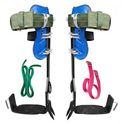 Aetherize Tree Climbing Spikes, Anti-Slip Professional Tree Climbing Gear with Double Strap System, Heavy-Duty Steel Spikes Kit for Arborist Work